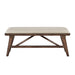 Monroe Bench in Brown/Walnut - 5901-13N image