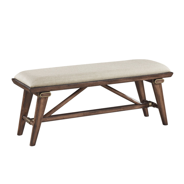 Monroe Bench in Brown/Walnut - 5901-13N