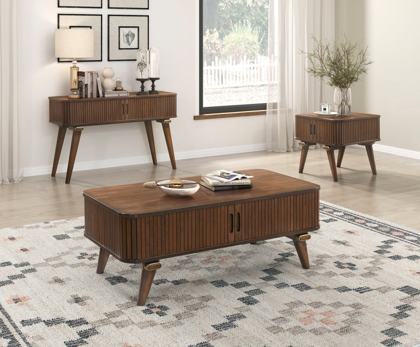 Monroe End Table in Brown/Walnut - 5901-04