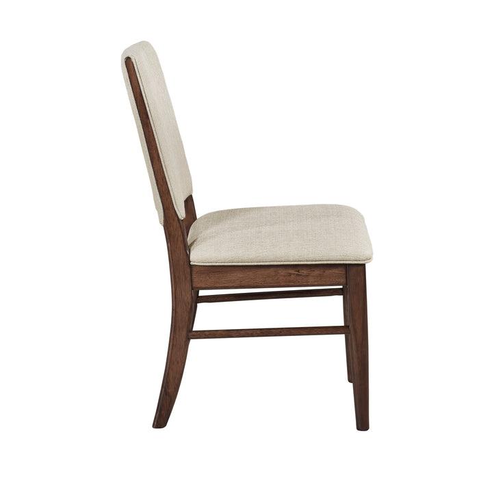 Monroe Side Chair in Brown/Walnut - 5901-S2N