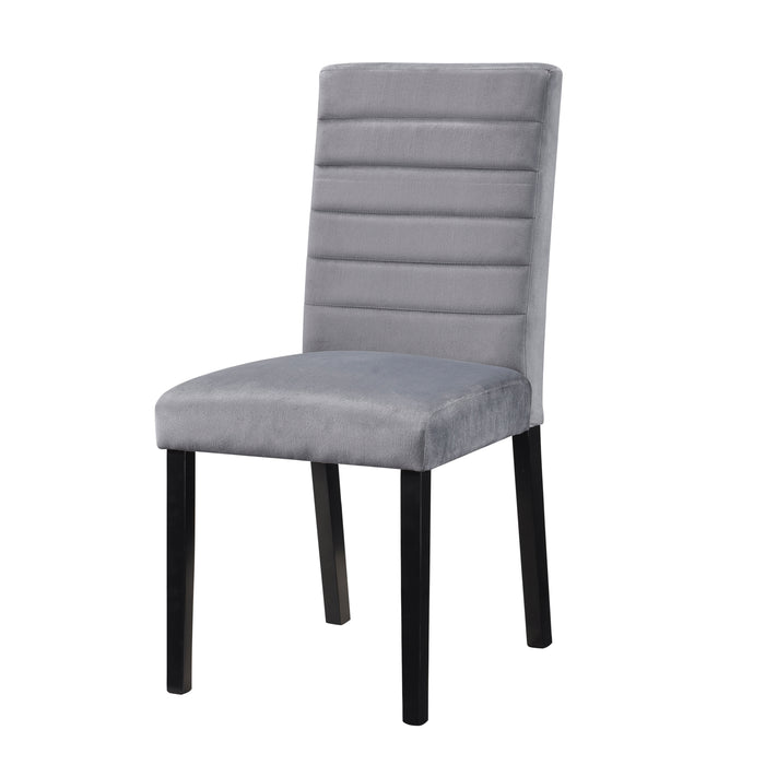 Andreas Side Chair in Black/Gray - 5902S