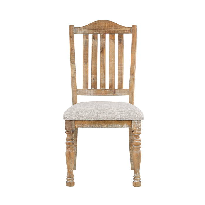 Weatherford Side Chair in Brown/Natural/Gray - 5904NF-S2 image