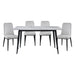 Salerno 5pc Set (TB+4S) in Beige/Black/Gray/White - 5909-59*5BE image