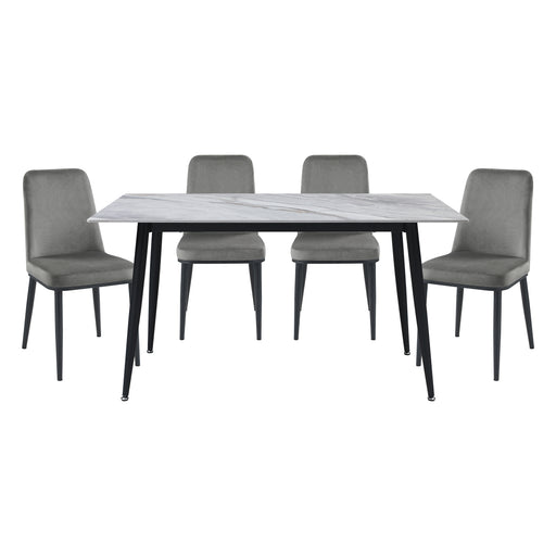 Salerno 5pc Set (TB+4S) in Black/Gray/White - 5909-59*5GY image