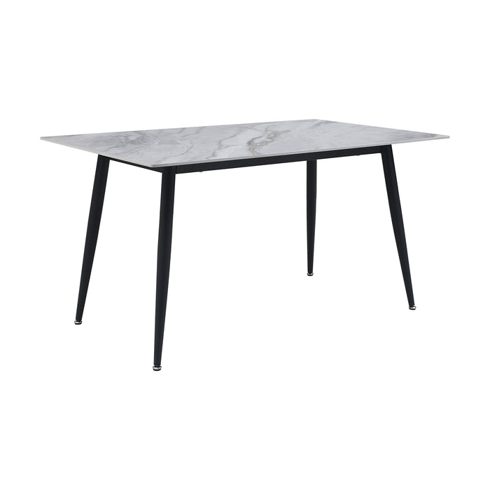 Salerno Dining Table in Black/Gray/White - 5909-59*