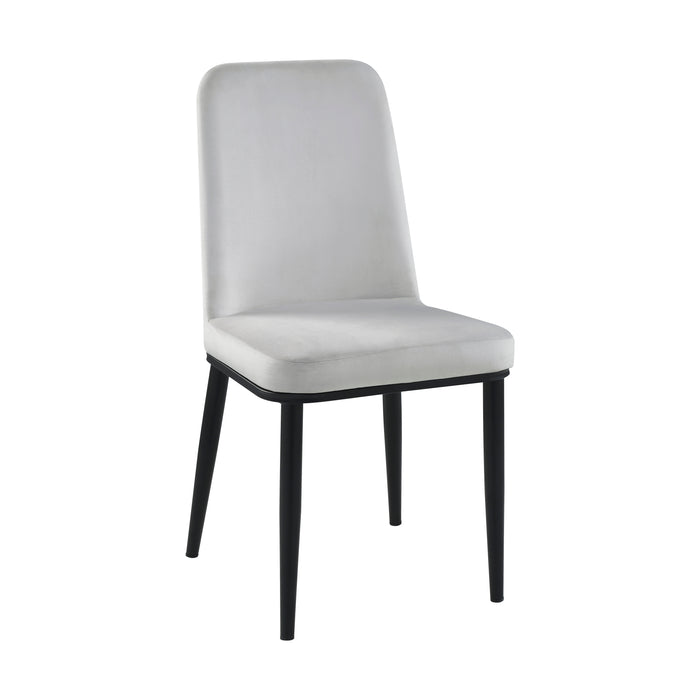 Salerno Side Chair in Beige/Black - 5909BES