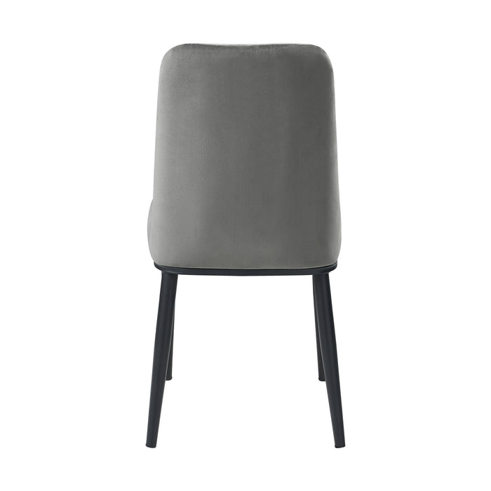 Salerno Side Chair in Black/Gray - 5909GYS