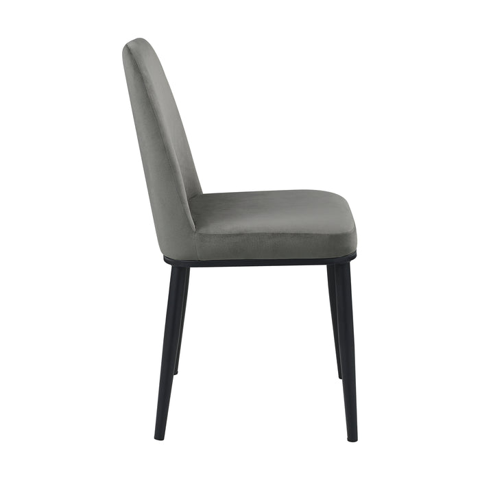 Salerno Side Chair in Black/Gray - 5909GYS