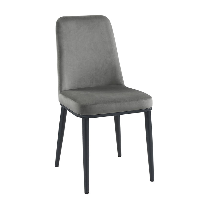 Salerno Side Chair in Black/Gray - 5909GYS