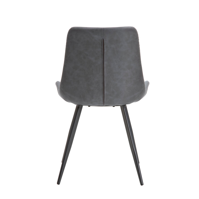 Brixley Side Chair in Black/Gray - 5916S