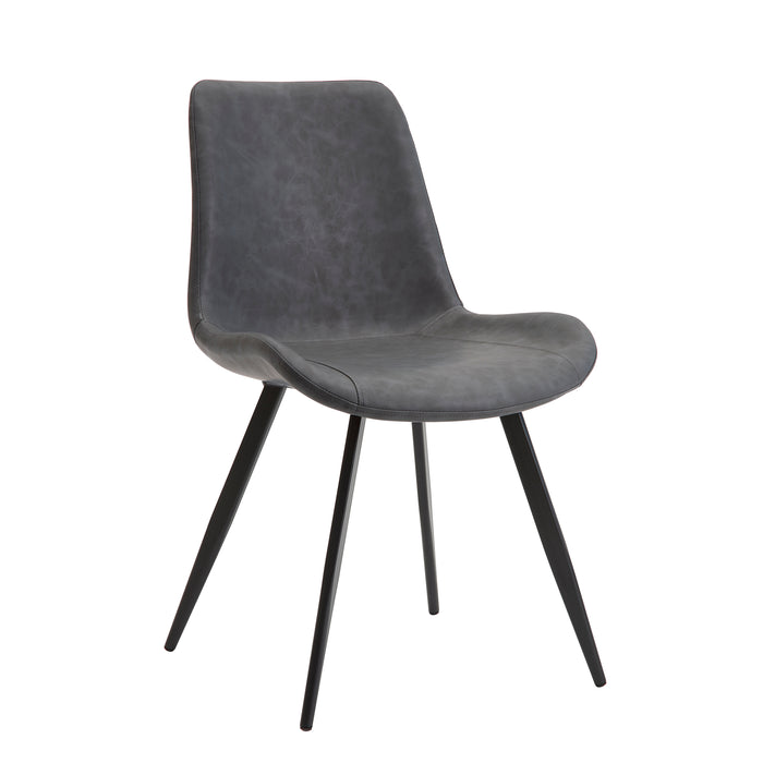 Brixley Side Chair in Black/Gray - 5916S