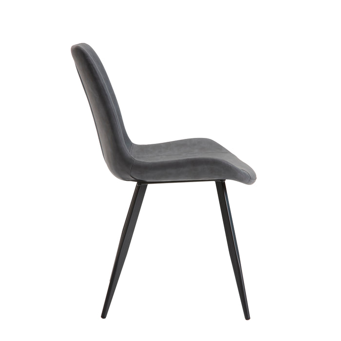 Brixley Side Chair in Black/Gray - 5916S