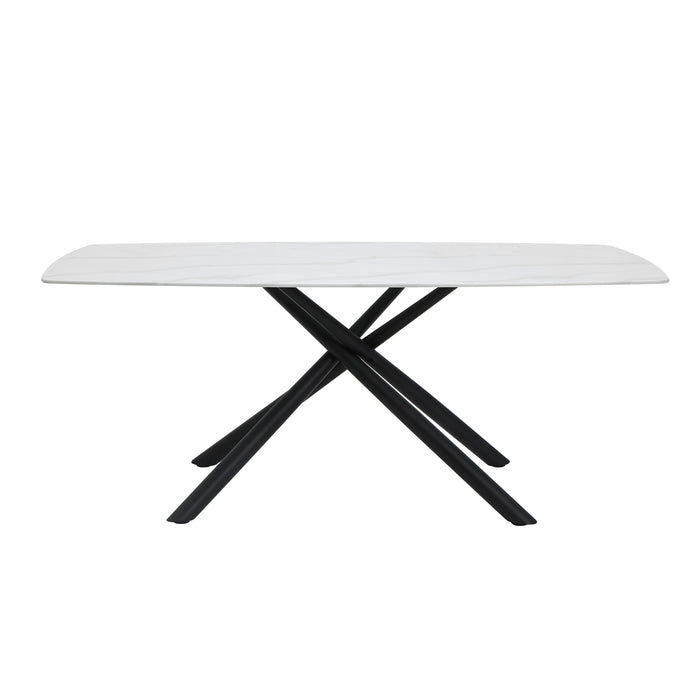 Benito Dining Table in Black/White - 5919-71* image