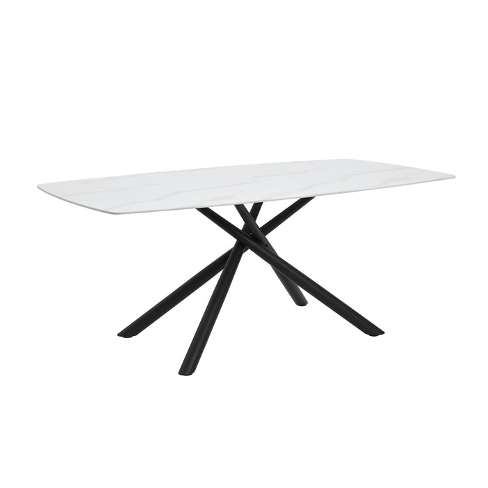 Benito Dining Table in Black/White - 5919-71*