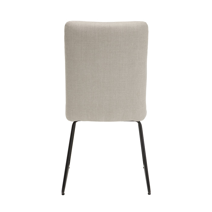 Benito Side Chair in Beige/Black - 5919S