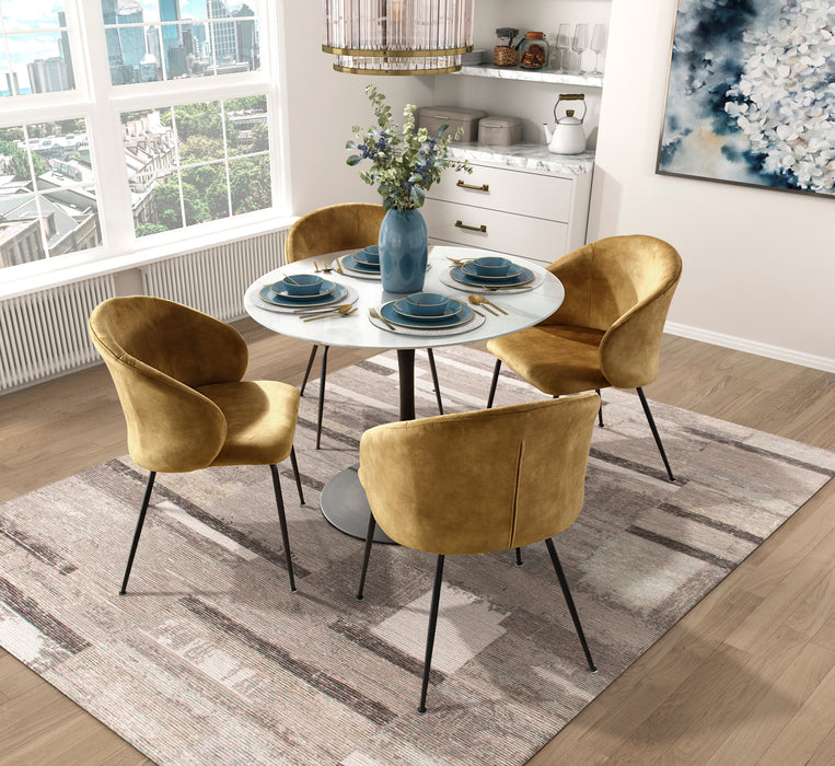 Cosimo Dining Table in Black/White - 5920-39RD*