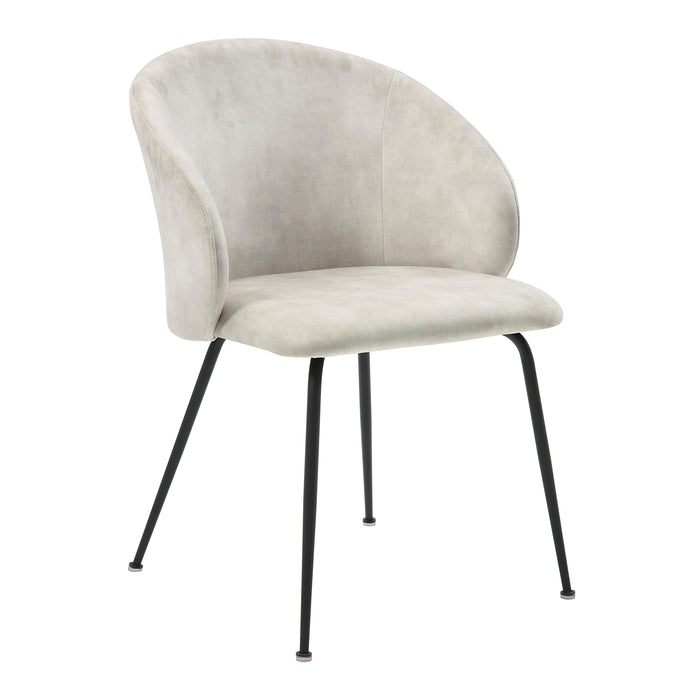 Cosimo Side Chair in Beige/Black - 5920BES