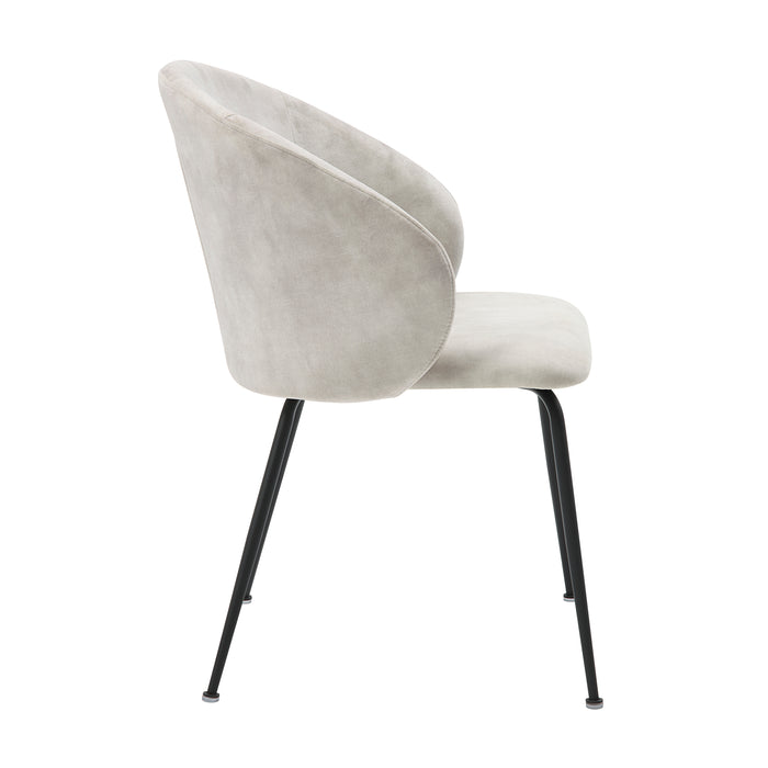 Cosimo Side Chair in Beige/Black - 5920BES