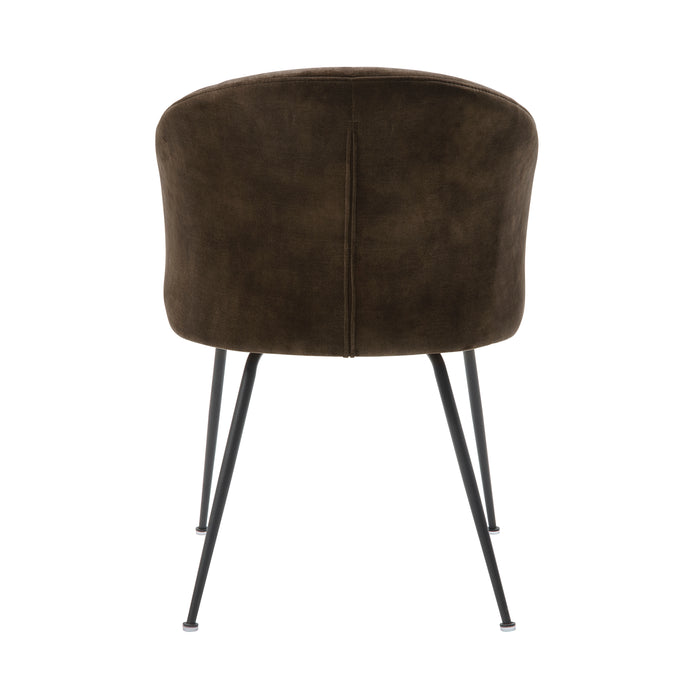 Cosimo Side Chair in Black/Brown - 5920BRS