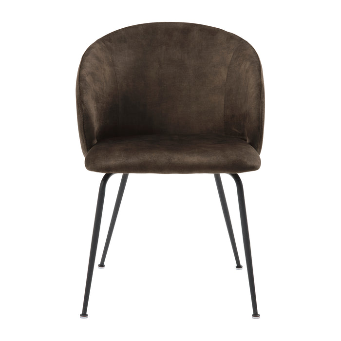 Cosimo Side Chair in Black/Brown - 5920BRS image