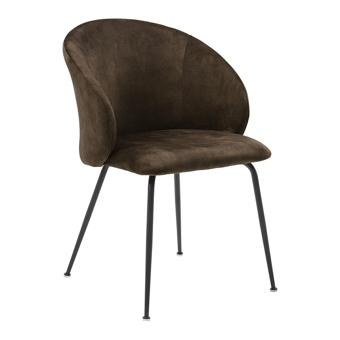 Cosimo Side Chair in Black/Brown - 5920BRS