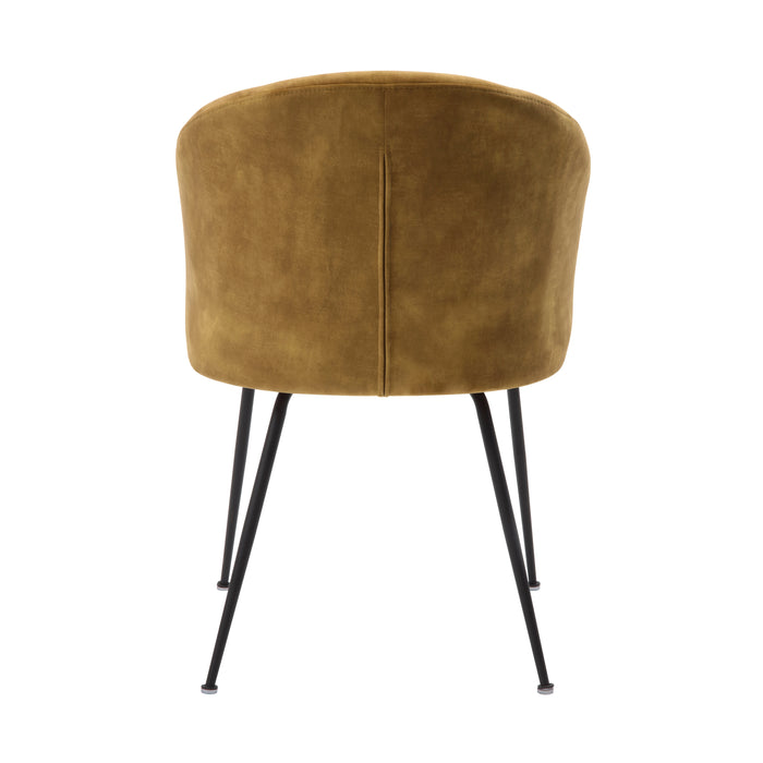 Cosimo Side Chair in Black/Yellow - 5920MTS