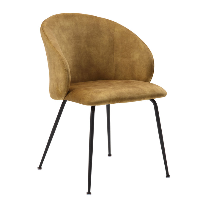 Cosimo Side Chair in Black/Yellow - 5920MTS