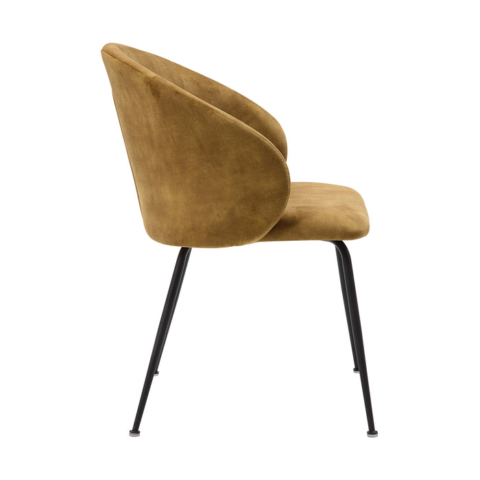 Cosimo Side Chair in Black/Yellow - 5920MTS