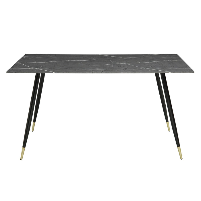 Clemente Dining Table in Black/Gold/Gray - 5921-59* image