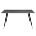 Clemente Dining Table in Black/Gold/Gray - 5921-59* image