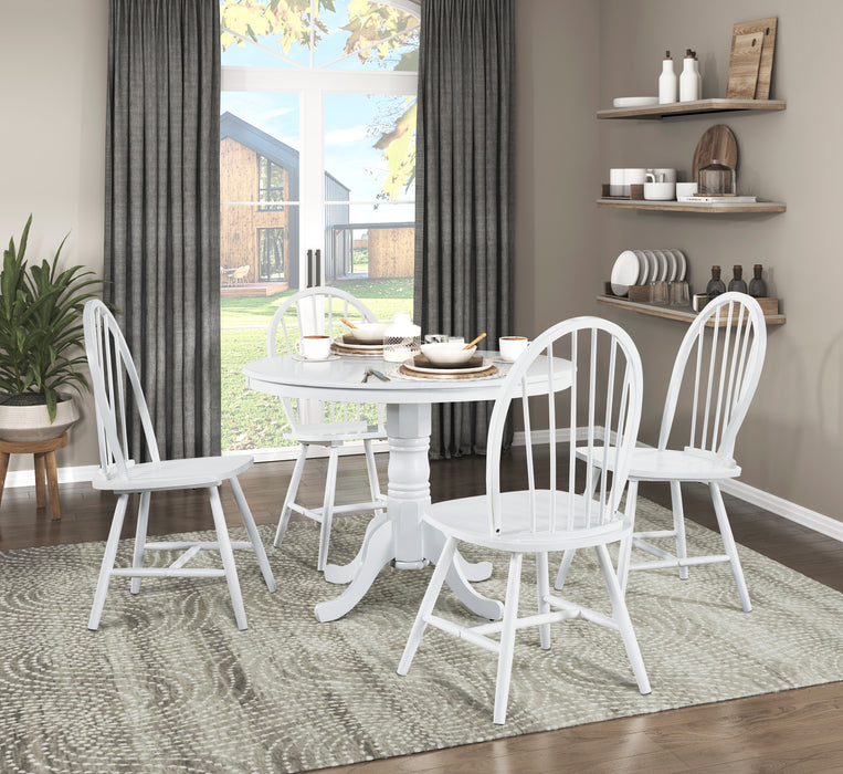 Shelby Side Chair in White - 5923WS