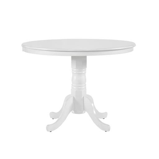 Shelby Dining Table in White - 5923W-39RD* image