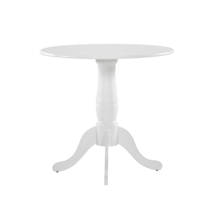 Bonnie Dining Table in White - 5924W-32RD*