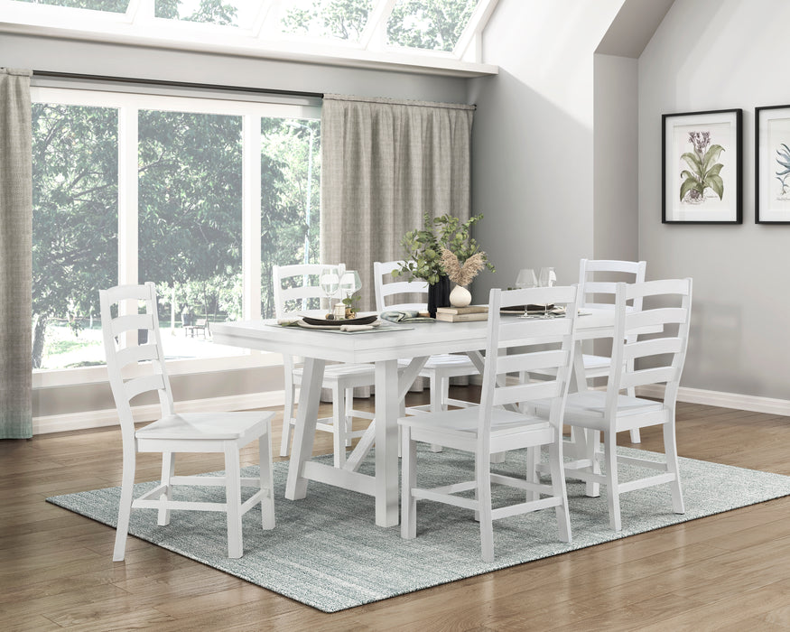 Redmond Dining Table in White - 5929WH-72