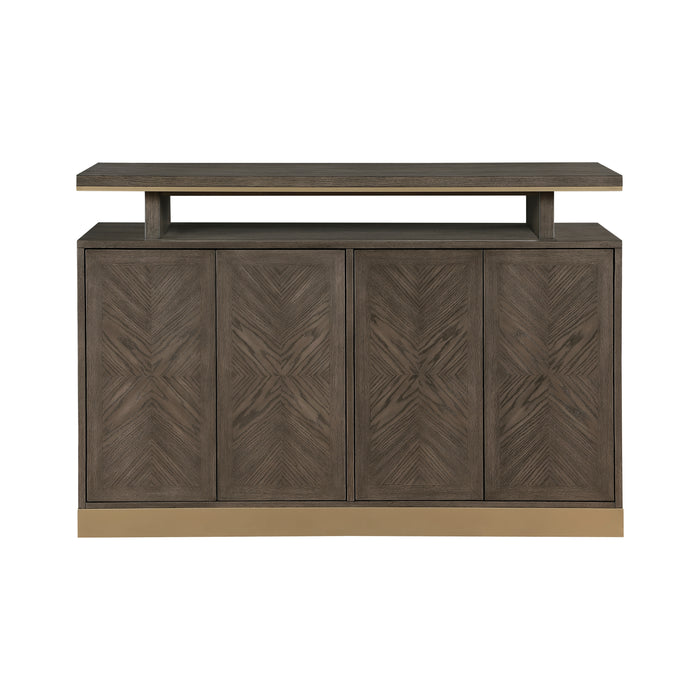 Griffin Server in Brown/Gold - 5933-40 image