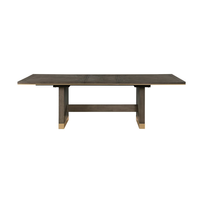 Griffin Dining Table in Brown/Gold/Beige - 5933-96*