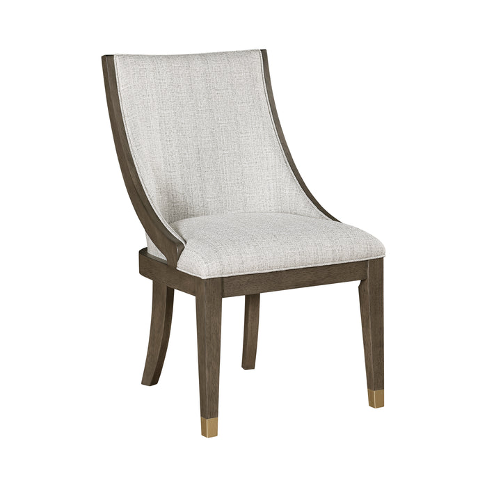 Griffin Arm Chair in Beige/Brown/Gold - 5933A