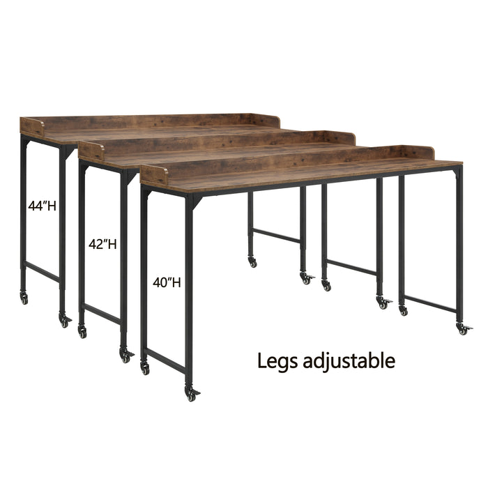 Sumter Over The Bed Desk in Black/Brown - 5963BR-22