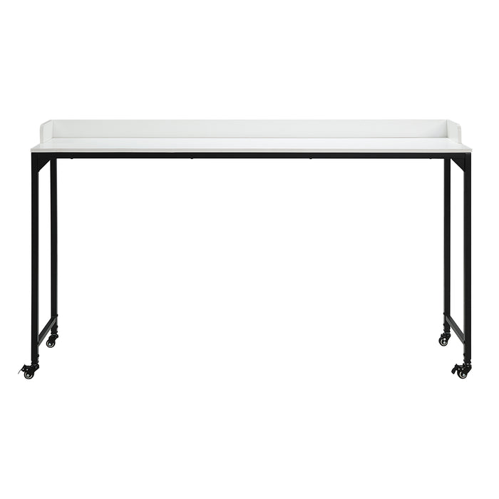 Sumter Over The Bed Desk in Black/White - 5963WH-22