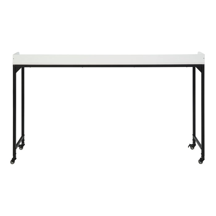 Sumter Over The Bed Desk in Black/White - 5963WH-22