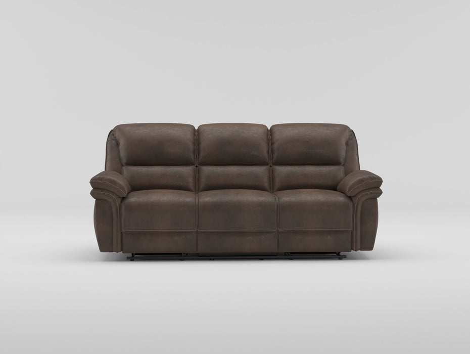 Proctor Double Reclining Sofa in Brown - 8517BRW-3