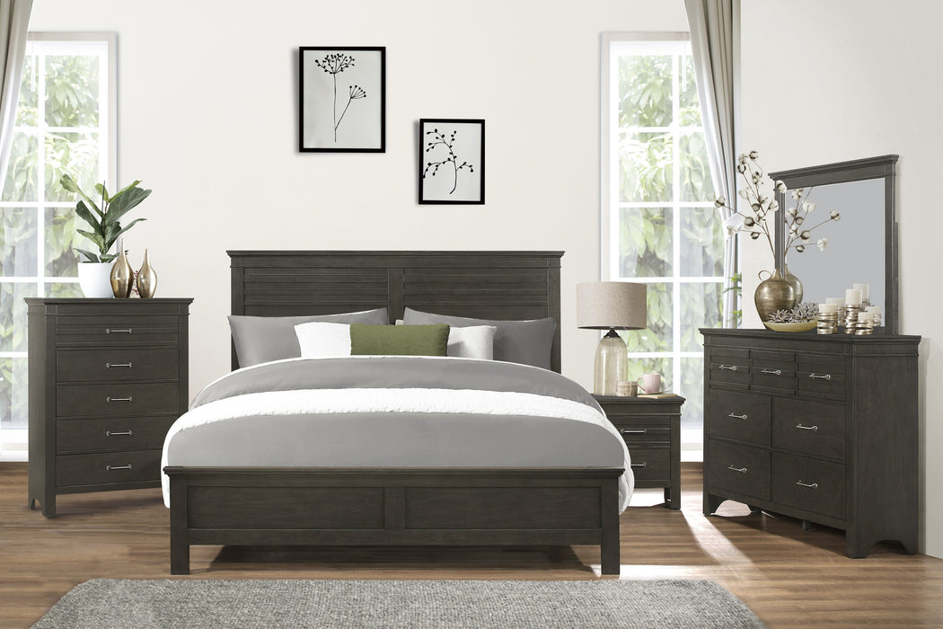 Blaire Farm Eastern King Bed in Gray - 1675K-1EK