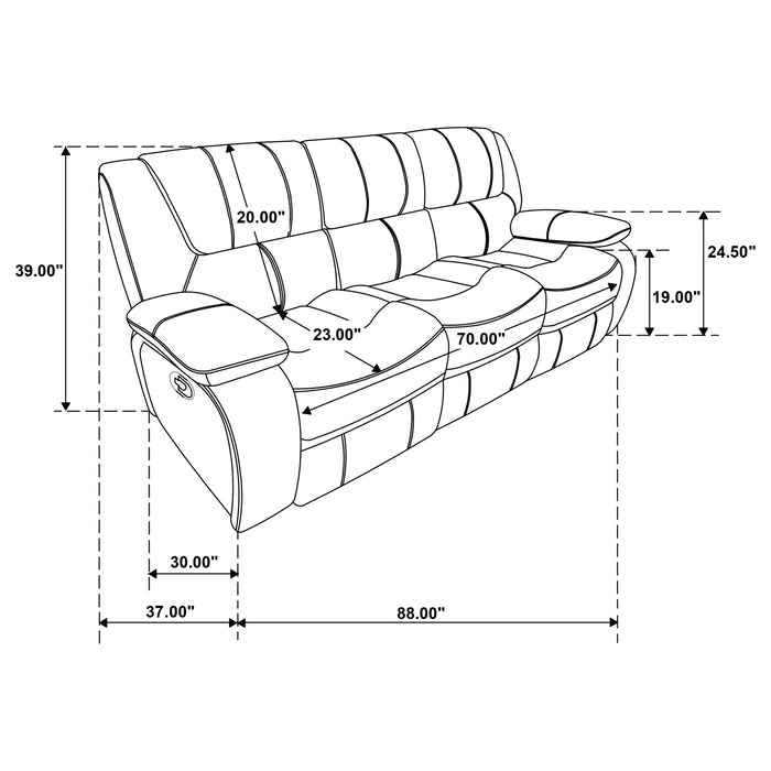 Camila Reclining Sofa