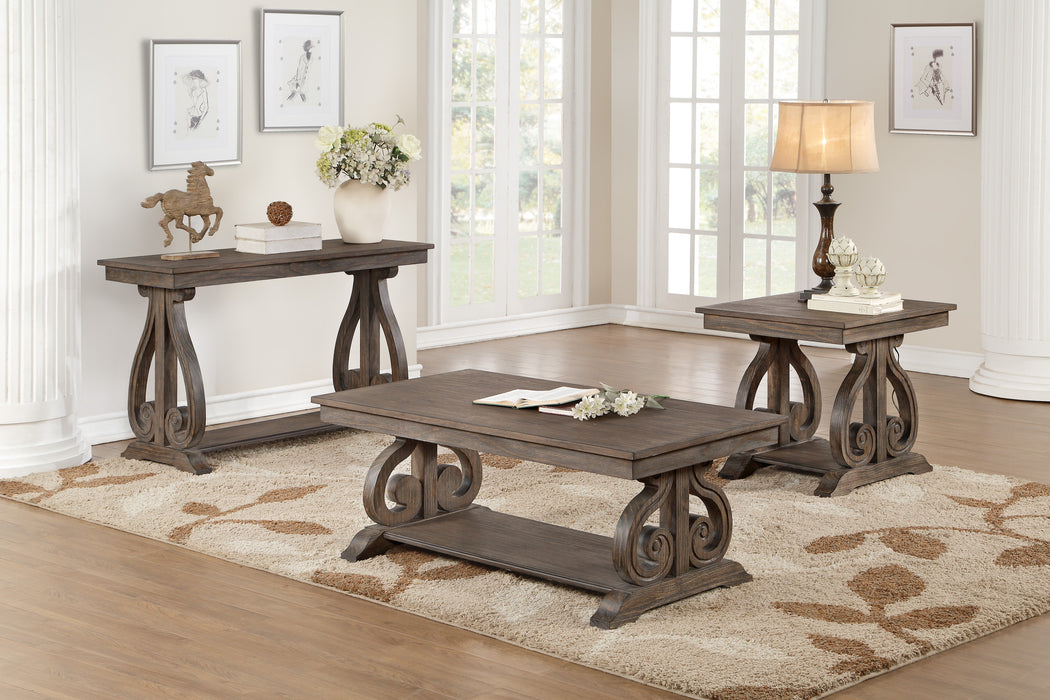 Toulon Cocktail Table in Brown/Dark Oak - 5438-30