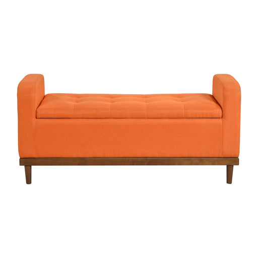 Brigitte Lift Top Storage Bench in Orange - 4590RN image