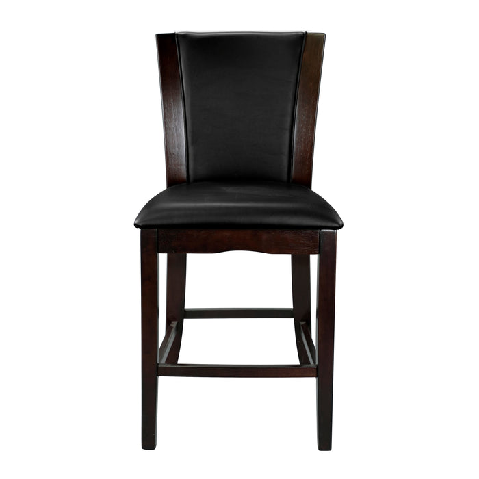 Daisy Counter Height Chair, Dark Brown Bi-Cast Vinyl in Brown/Espresso - 710-24 image