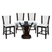 Daisy 5pc Set (TB+4S) in Espresso/Transparent/White - 710-36RD48*5W image