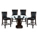 Daisy 5pc Set (TB+4S) in Transparent/Espresso/Brown - 710-36RD*5 image