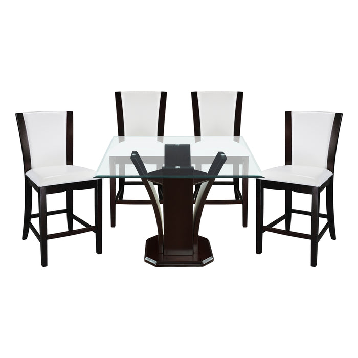 Daisy 5pc Set (TB+4S) in Espresso/Transparent/White - 710-36SQ*5W image