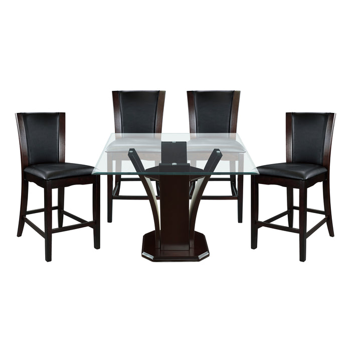 Daisy 5pc Set (TB+4S) in Espresso/Transparent/Brown - 710-36SQ*5 image